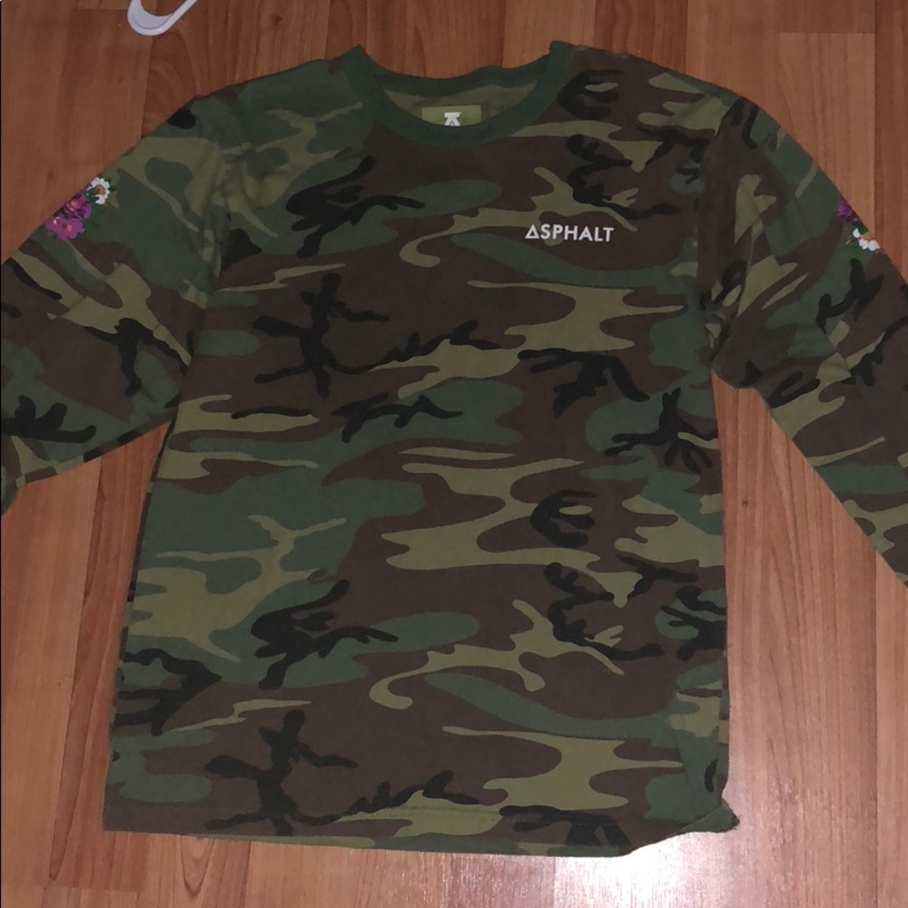 Long sleeve asphalt shirt